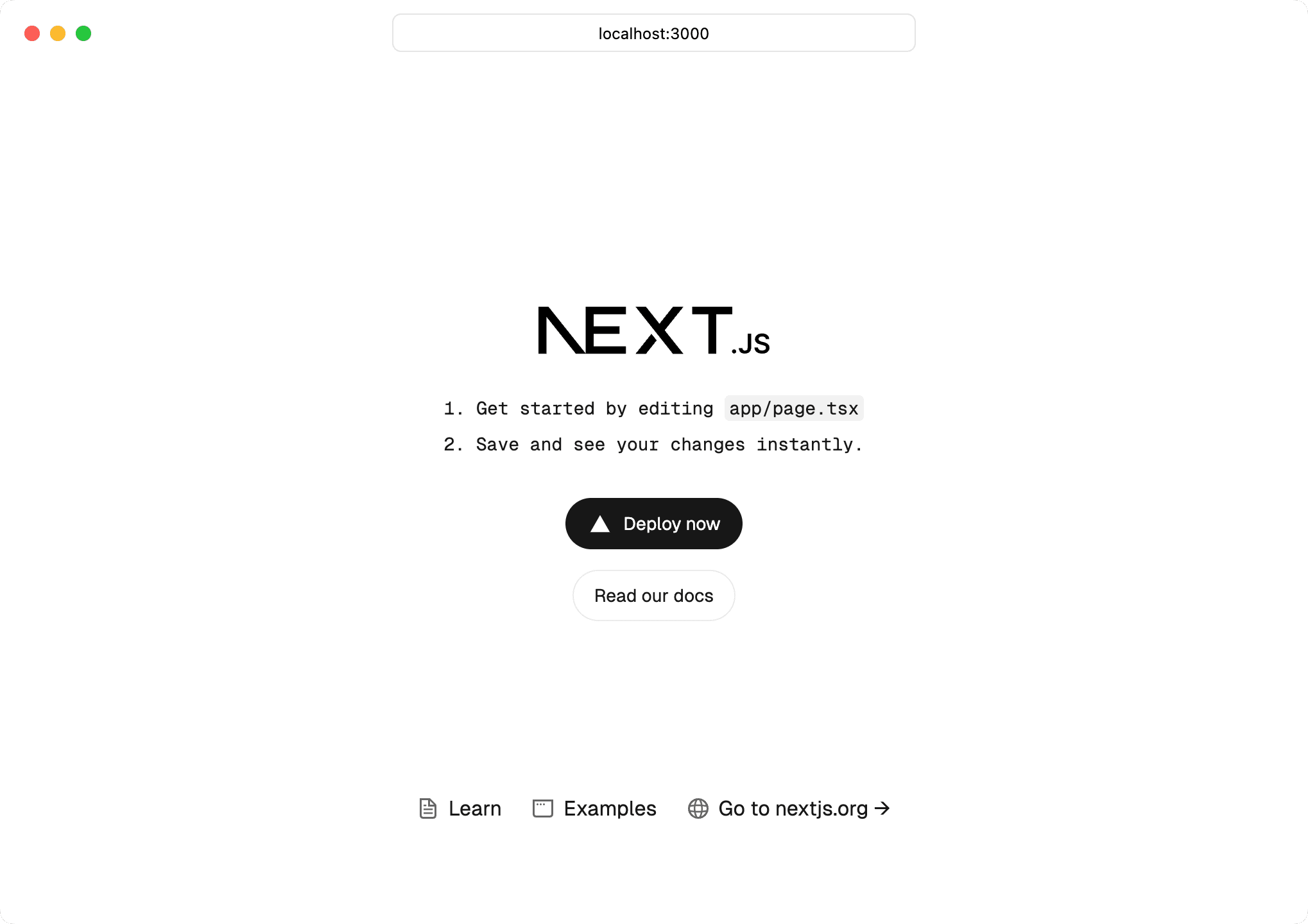 New design for create-next-app in Next.js 15 RC