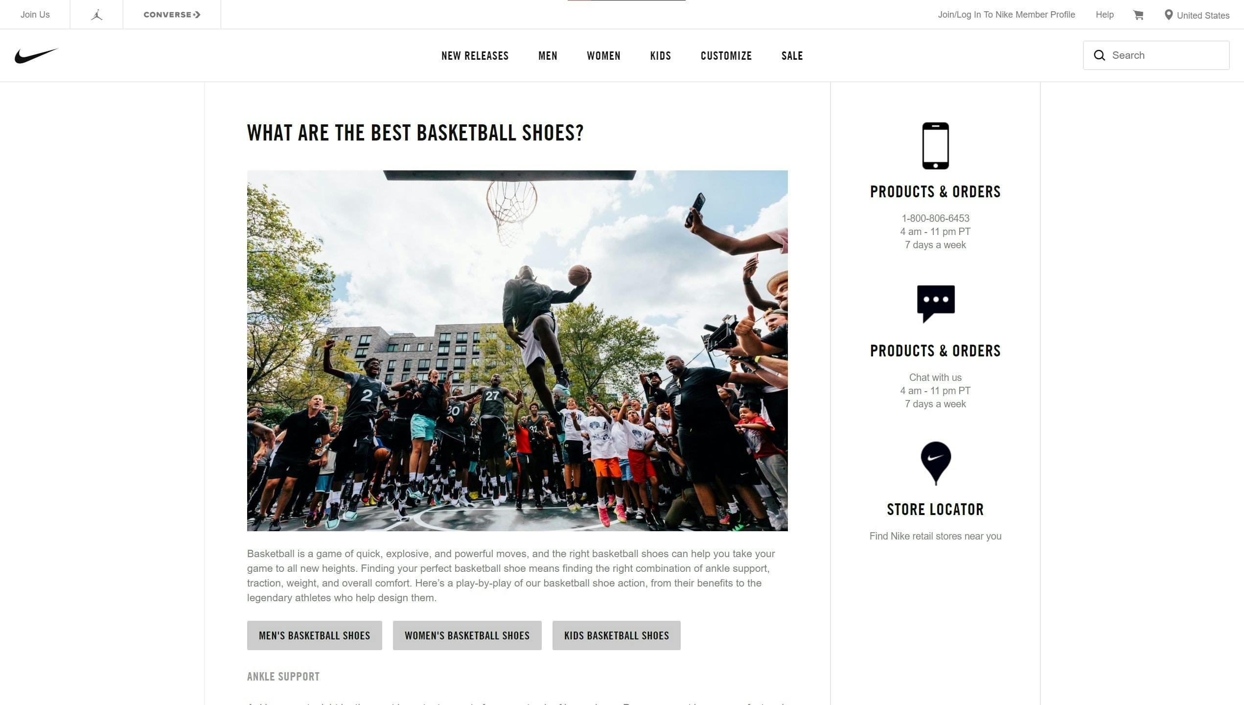 Showcase Nike