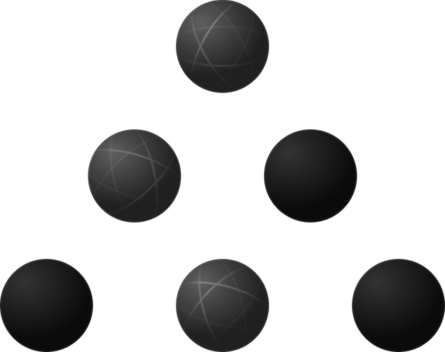 A tree structure of 3D spheres are connected by lines