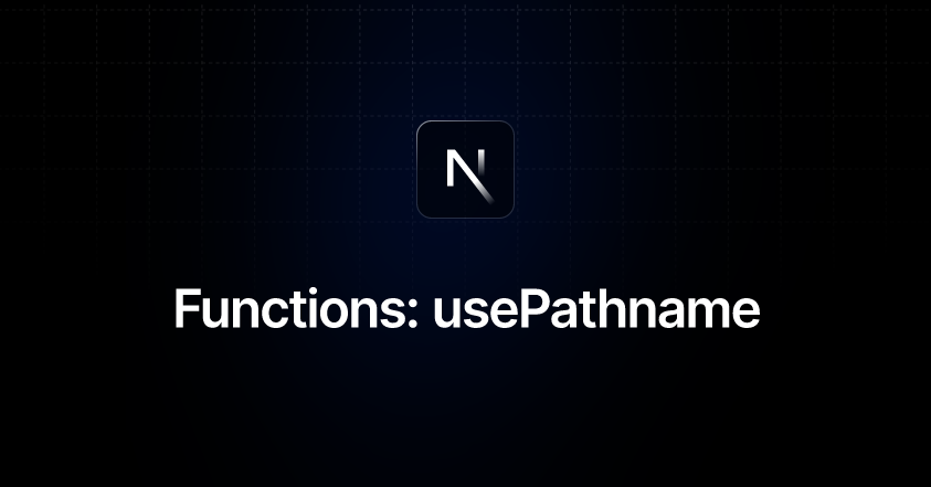 Functions: usePathname | Next.js