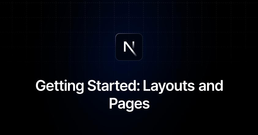 Getting Started: Layouts and Pages | Next.js