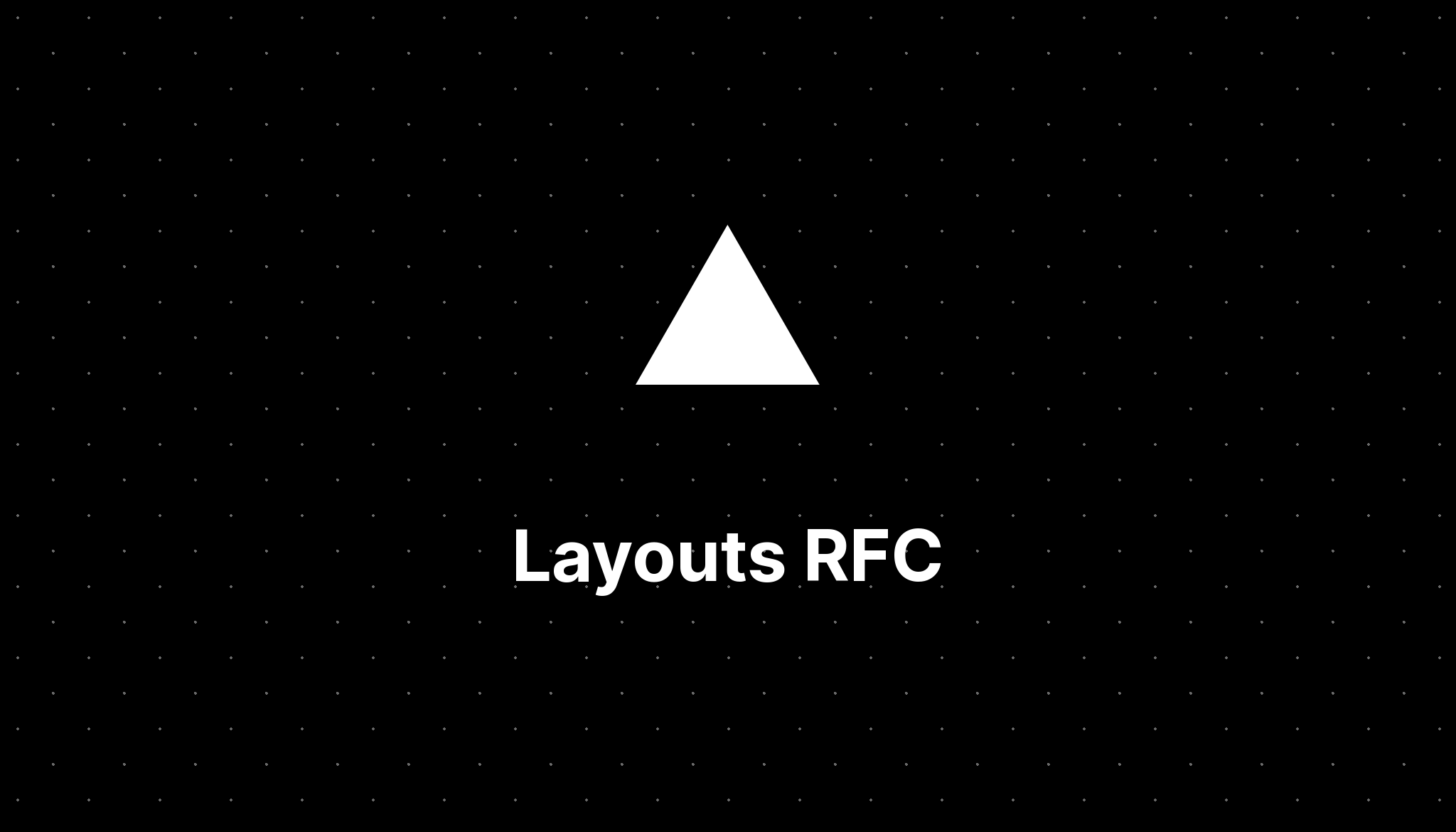 Next.js Layouts RFC: Nested routes and layouts, designed for Server Components